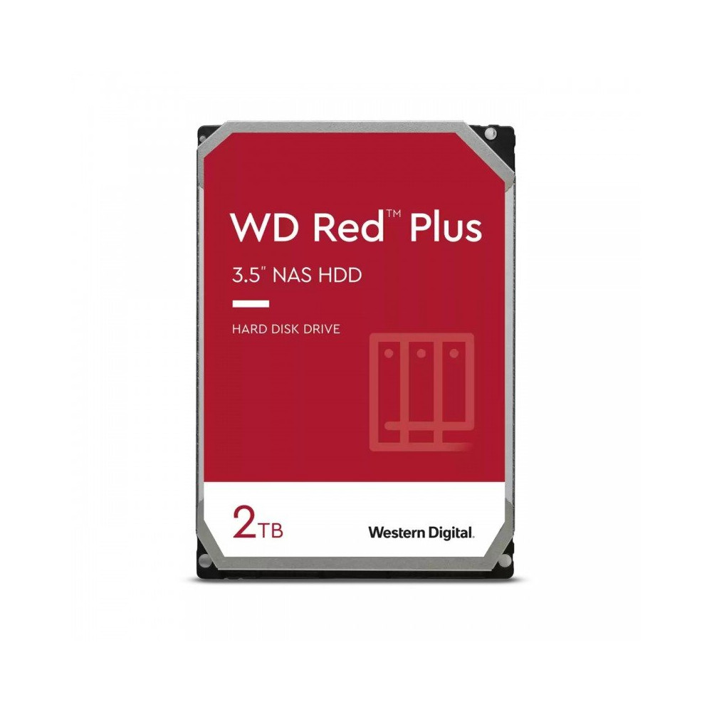 HDD WD Red Plus NAS SATA 6 Gb/s 3,5" 2 TB